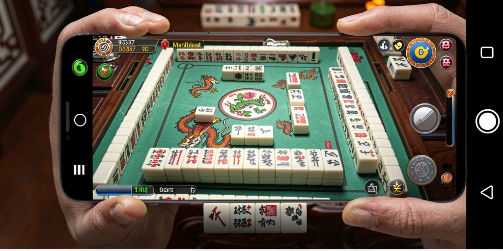 Tampilan gameplay Mahjong yang menantang dan menarik.