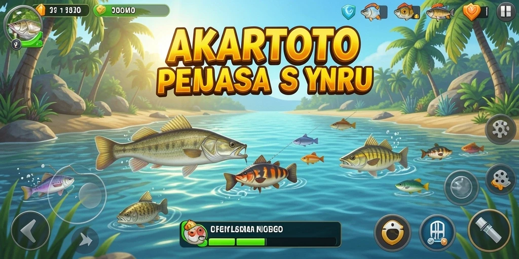 Tangkapan ikan yang menakjubkan dalam gameplay AKARTOTO.