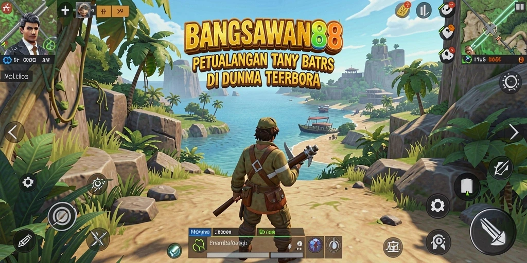 Tampilan gameplay <strong>BANGSAWAN88</strong> yang menakjubkan di dunia terbuka.
