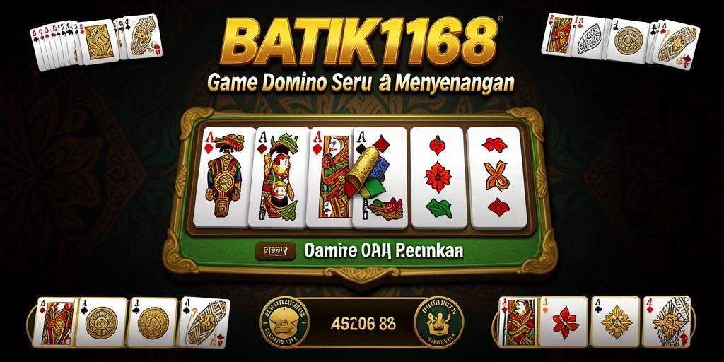 Tampilan menarik dalam gameplay Domino yang seru.