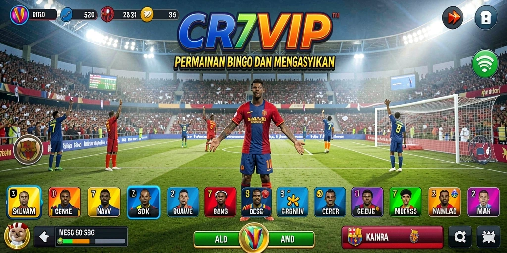 Tampilan gameplay Bingo yang seru dan interaktif di CR7VIP.