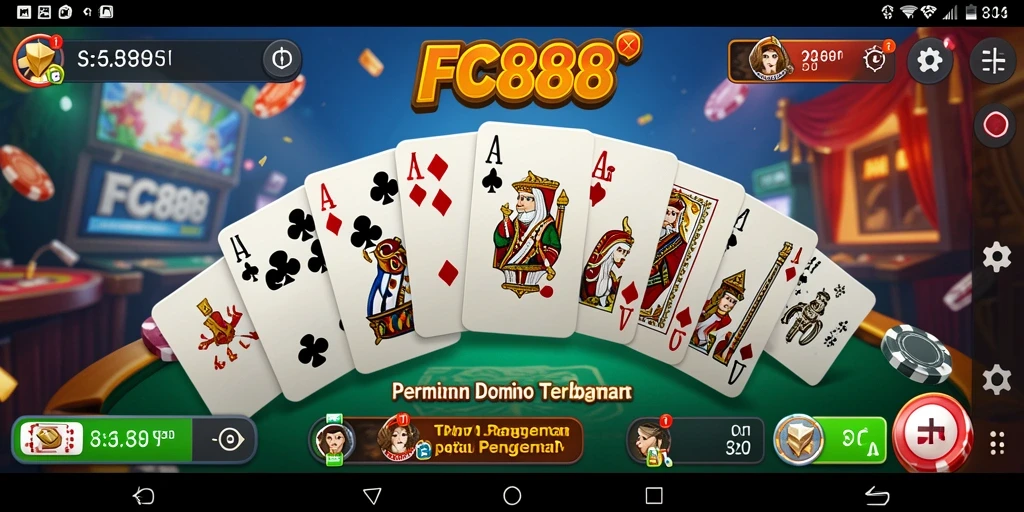 Gameplay seru dan menantang dalam permainan Domino FC888.