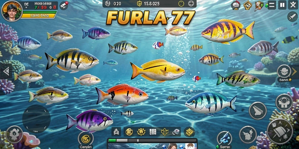 Tampilan permainan FURLA77 yang menarik dan penuh warna.