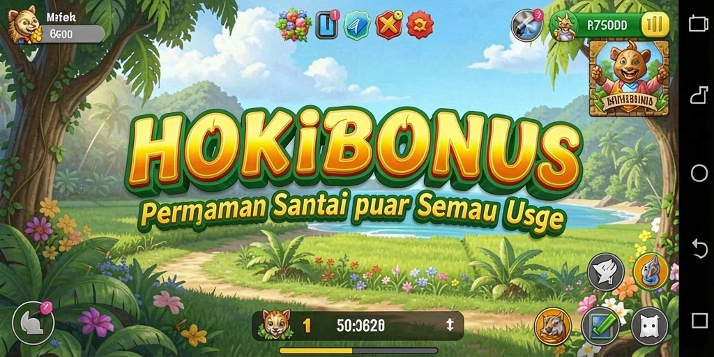 Tampilan gameplay HOKIBONUS yang menarik dan penuh warna.