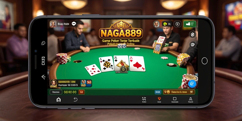 Tampilan gameplay Poker yang seru di NAGA889.