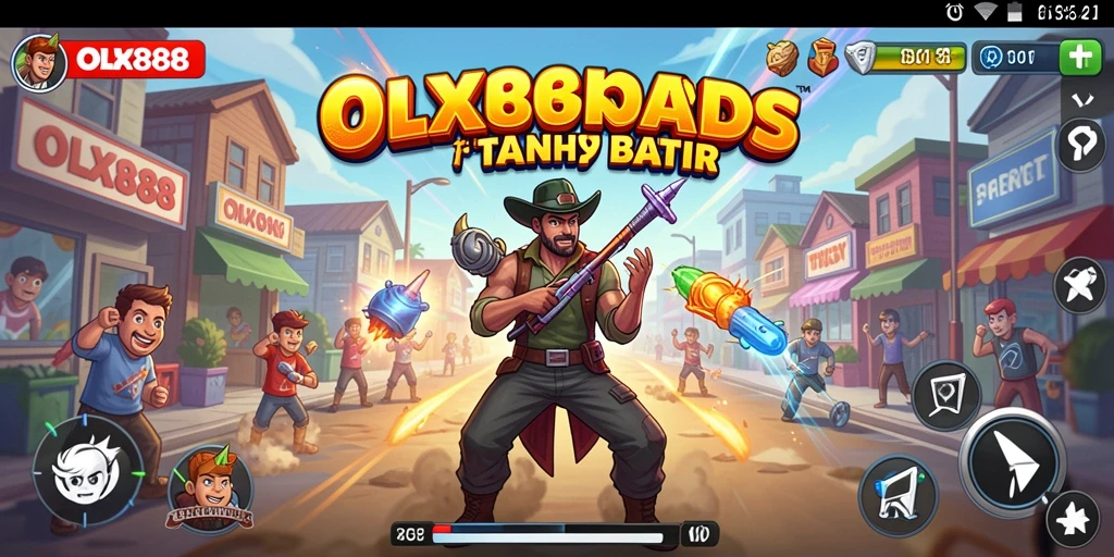 Screenshot OLX888 menunjukkan aksi seru dalam permainan Arcade.