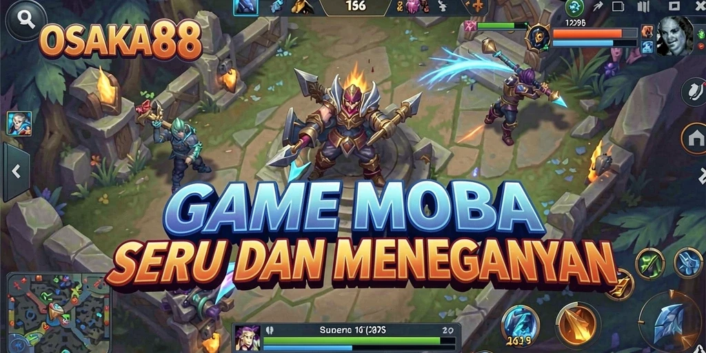 Tampilan gameplay seru dan mendebarkan dari OSAKA88.
