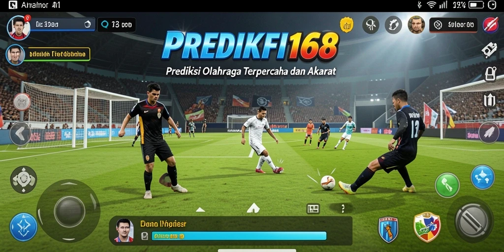 Screenshot utama PREDIKSI168 menampilkan analisis prediksi olahraga yang menarik.