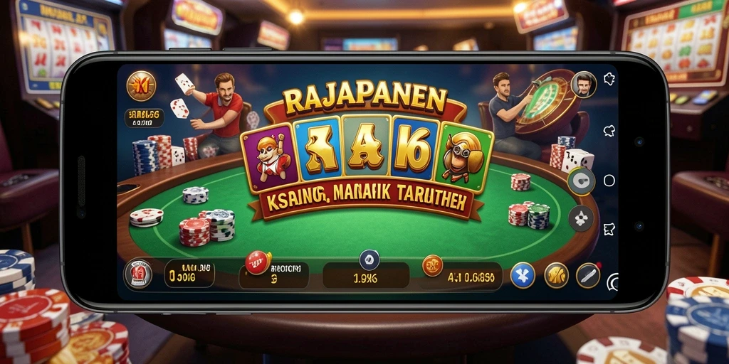 Screenshot utama RAJAPANEN menampilkan gameplay Kasino yang menarik.