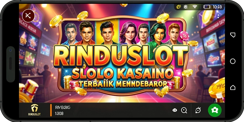 Tampilan screenshot gameplay RINDUSLOT menampilkan mesin slot yang menarik.