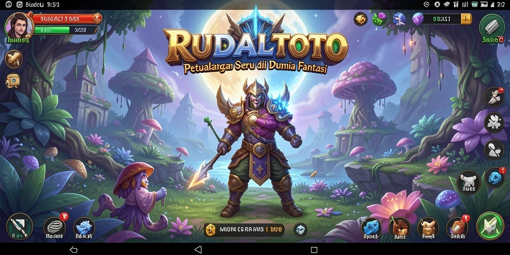 Tampilan gameplay RUDALTOTO yang menegangkan dan penuh aksi.