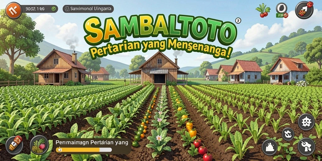 Gameplay seru di SAMBALTOTO dengan aktivitas bertani.