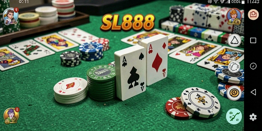 Tampilan menarik dari gameplay Domino SL888.
