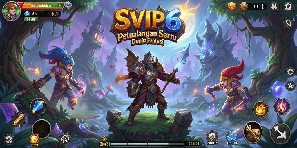 Screenshot gameplay SVIP6 menampilkan aksi seru dalam petualangan yang menegangkan.