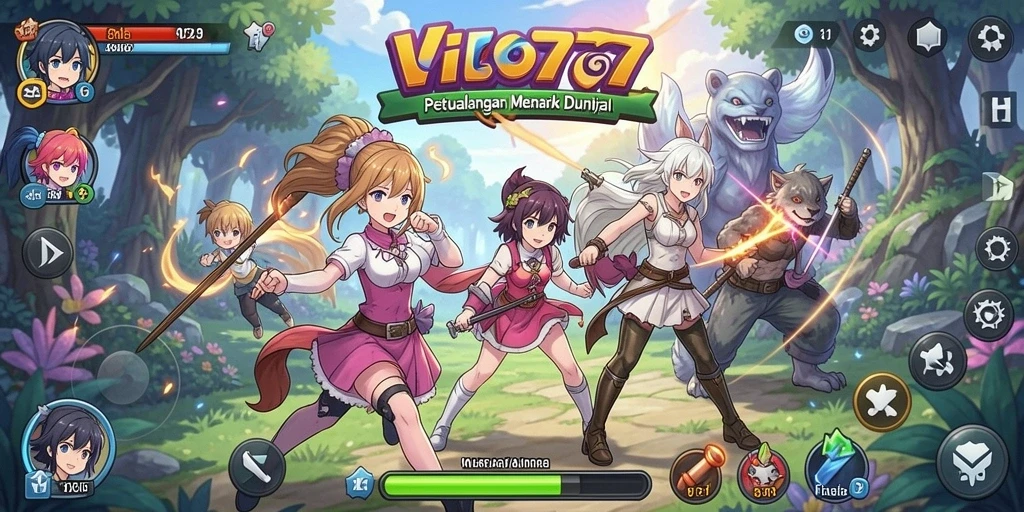 Tampilan gameplay VIO77 yang mendebarkan dan penuh warna.