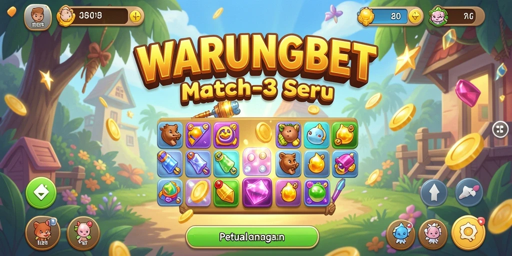 Gameplay seru dan menantang di WARUNGBET.