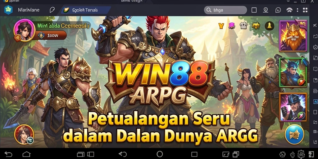 Tangkapan layar gameplay penuh aksi dari WIN88.