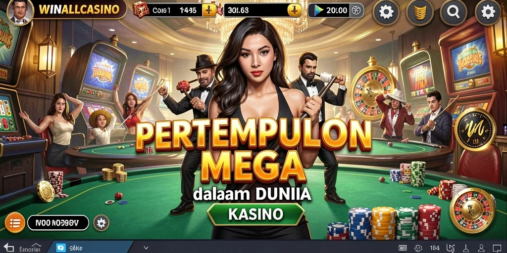 Tampilan mendebarkan gameplay Battle Royale di WINALLCASINO.